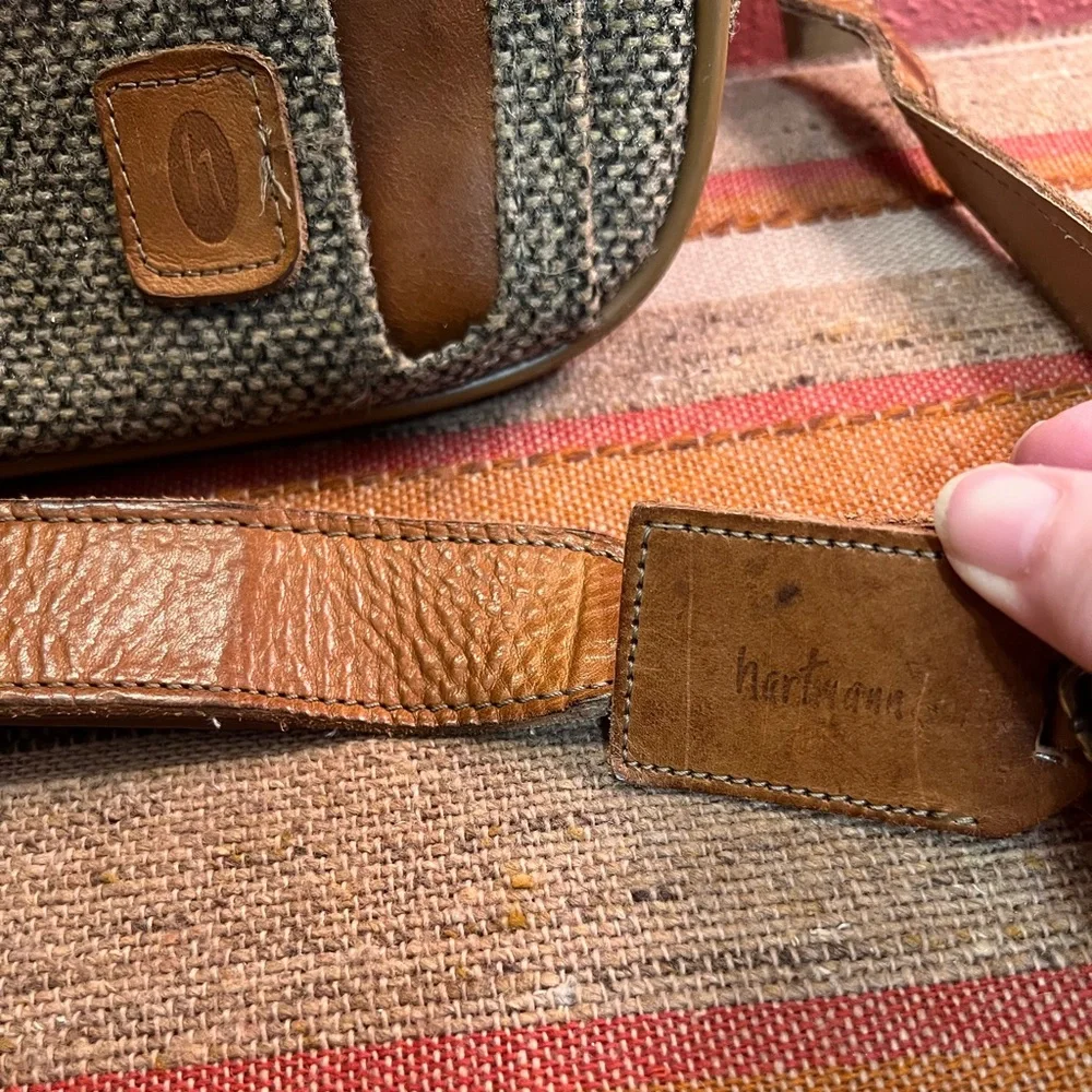 Hartmann Overnight Travel Tweed Shoulder Bag VTG